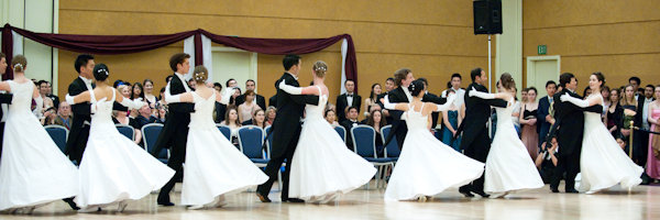 The Viennese Opening Committee perform the Opening Waltz./(Courtesy of Jason Chuang)