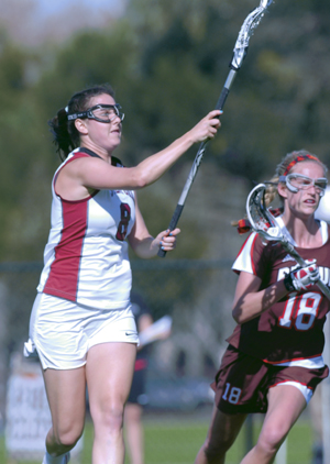 The No. 6 Stanford women's lacrosse team lost its first two games of the season, including a daunting matchup with No. 1 Northwestern. (IAN GARCIA-DOTY)