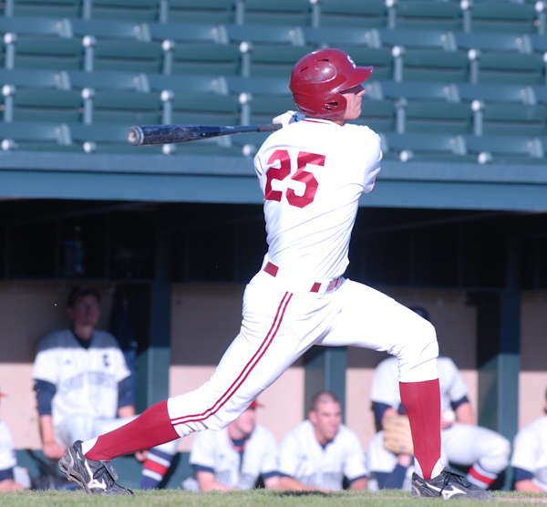Junior third baseman Stephen Piscotty (above) and the Stanford baseball team look to live up to the preseason hype as they square off against No. 10 Vanderbilt tonight at Sunken Diamond. (IAN GARCIA-DOTY/The Stanford Daily)