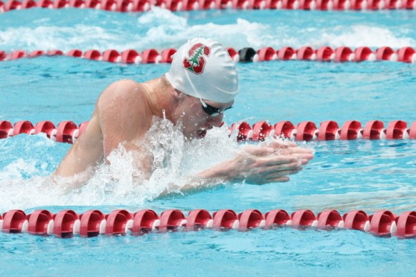 For the fourth straight year, senior Chad La Tourette (above) won the 1650 freestyle at the Pac-12 Championships to help the Stanford men's swimming team win its 31st straight conference title. (Stanford Daily File Photo)