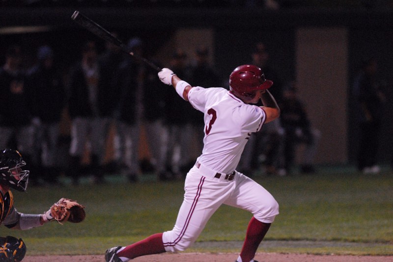 The Stanford baseball team remained undefeated in midweek games on the season with a 5-0 wn at St. Mary's on Tuesday. (IAN GARCIA-DOTY/The Stanford Daily)