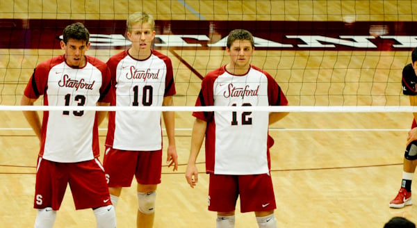 The Stanford men's volleyball team had a tough return from a 23-day layoff, as the team needed five sets to beat Pepperdine before losing to USC in four. (MADELINE SIDES)
