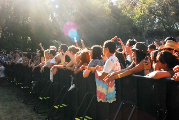 Frost Revival, sponsored by the Stanford Concert Network, aimed to bring large-scale concerts back to Frost Amphitheater. Saturday's event, with nearly 5,000 attendees, was the first of its size for Frost since the 1980s. (MADELINE SIDES/The Stanford Daily)