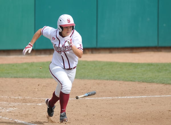 The Stanford women's softball team had one of its most dominant series of the season against Washington, as the Card did not surrender a single run to the Huskies in three games. (MADELINE SIDES/The Stanford Daily)