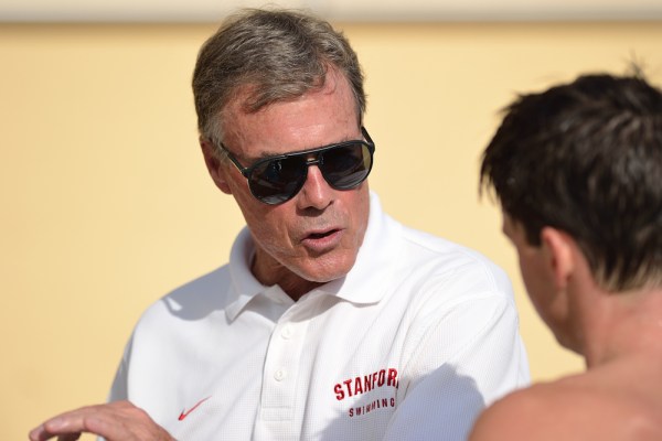 Men's swimming head coach Skip Kenney (above) announced his retirement after 33 seasons at the helm and unparalleled success for the Cardinal. (Richard C. Ersted/Stanfordphoto.com)