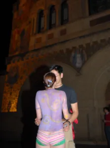 Eager students participate in Full Moon on the Quad. (Stanford Daily File Photo)