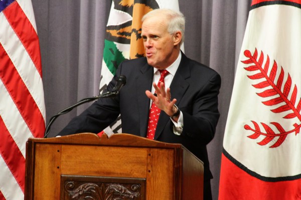 This is part 1 in a three-part Q&A with Stanford President John Hennessy. (Stanford Daily File Photo)