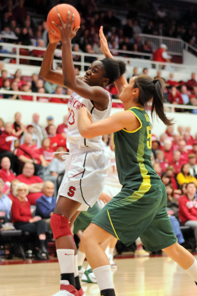 Junior forward Chiney Ogwumike will have to step into her own this season after her sister Nneka graduated to the WNBA (Stanford Daily File Photo).