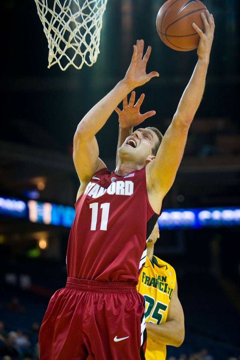 After losing over two seasons of his career to ACL tears, redshirt senior Andy Brown has become Stanford's fifth-leading scorer this season without even having made a start. (DON FERIA/isiphotos.com)