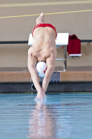 Stanford men's swimming and diving opens the dual meet season against No. 25 Wisconsin this weekend (Stanford Daily File Photo).