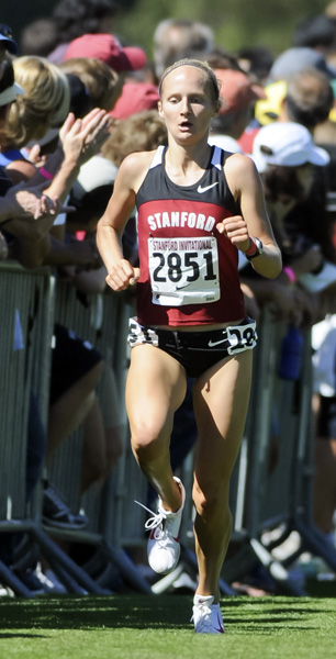 Senior Kathy Kroeger (above) finished 24th in her final collegiate cross country race as the No. 4 women returned to the podium with a third-place finish at the NCAA Championships. (Stanford Daily File Photo)