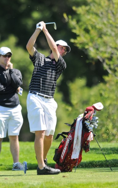 Junior Cameron Wilson (above) set a course record and tied Tiger Woods' all-time Stanford mark with a 61 at CordeValle Resort as the Cardinal finished second in the Gifford Collegiate (Stanford Daily File Photo).