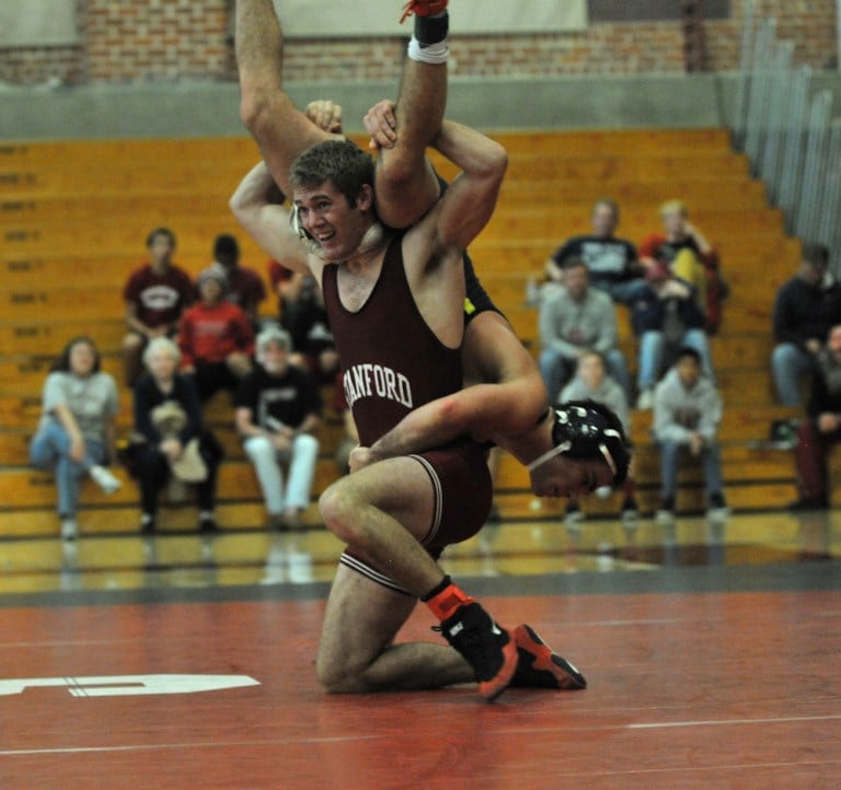 Junior Bret Baumbach and the Stanford men's wrestling squad downed South Dakota State 22-11, but was overpowered by No. 7 Missouri 31-3 on Saturday. The Cardinal enjoys a two-week break before returning to the mat at the Reno Tournament of Champions.