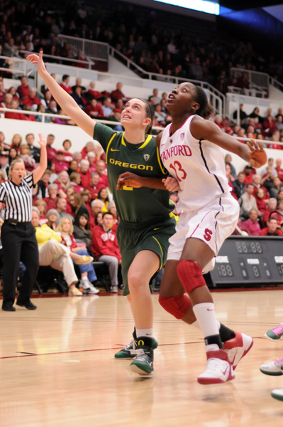 Junior Chiney Ogwumike is averaging nearly 20 points per game through Stanford's first six games. (SIMON WARBY/The Stanford Daily)