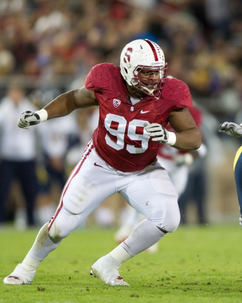 Stanford coach David Shaw confirmed that nose tackle Terrence Stephens may miss his second consecutive game to deal with a "personal matter" when UCLA comes to the Farm for the conference championship game on Friday. (John Todd/isiphotos.com)