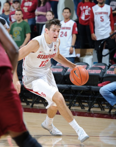 Freshman forward Rosco Allen had a career-high 11 points in Stanford's 65-59 win against Lafayette on Saturday. (JOHN TODD/isiphotos.com)