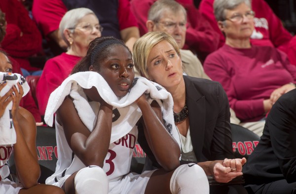 Junior forward Chiney Ogwumike's seventh consecutive double-double pushed Stanford to a 53-49 win over No. 21 South Carolina on Wednesday night. It was the Cardinal's lowest scoring total of the season. (NORBERT VON DER GROEBEN/isiPhoto)