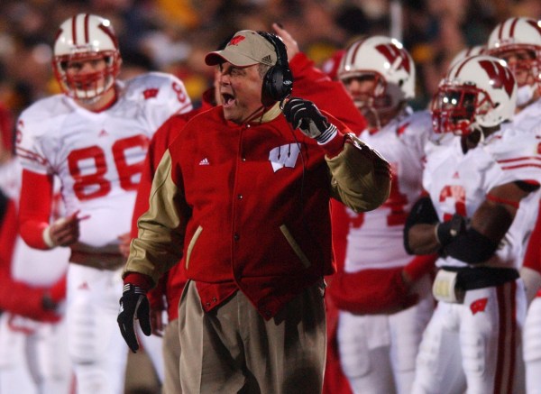 Former Badgers coach Barry Alvarez (above) will return to coach Wisconsin against Stanford in the Rose Bowl (PHOTOGRAPH BY JOE KOSHOLLEK/MILWAUKEE JOURNAL SENTINEL).