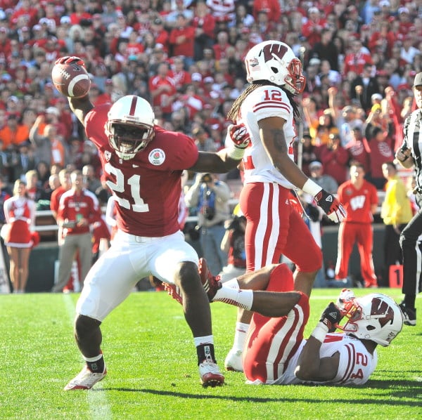 Football: Stanford grinds out 20-14 Rose Bowl victory over Wisconsin