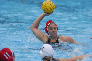 Annika Dries is one of three Olympic gold medalists on the No. 1 Stanford women's water polo team, and one of two rejoining the Cardinal after a year off to train for the London Games. (Stanford Daily File Photo)