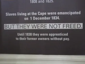 (From Iziko Slave Lodge Museum - Cape Town, South Africa)
