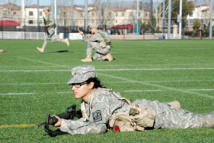 Female ROTC cadets look forward to combat eligibility