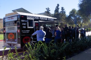 Popular food trucks Net Appetit and Mia's Catering were forced to leave campus due to University policy. (SAM GIRVIN/The Stanford Daily)