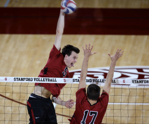Despite junior outside hitter Brian Cook's combined 26 kills, Stanford dropped both games in SoCal this past weekend. (StanfordPhoto.com)