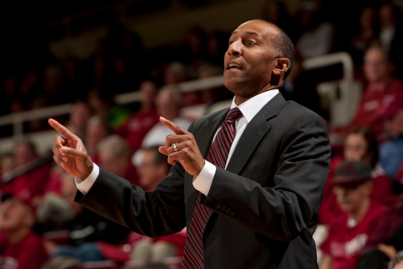 Men's basketball head coach Johnny Dawkins (above) will be back on the Farm next year despite missing out on the NCAA Tournament in each of his first five seasons at the helm of the Cardinal program. (KYLE TERADA/StanfordPhoto.com)