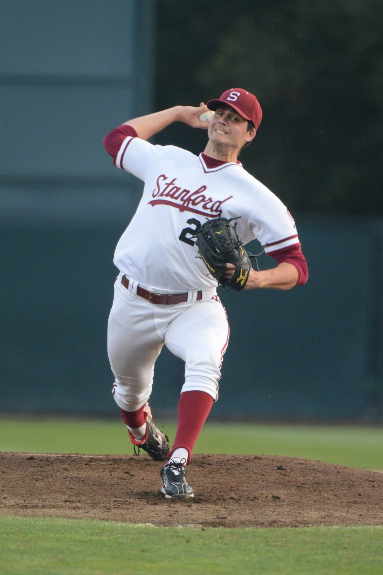 Senior righty Mark Appel had his fourth consecutive outing with 10 or more strikeouts in Stanford's Friday win against Utah. (KYLE TERADA/StanfordPhoto.com)