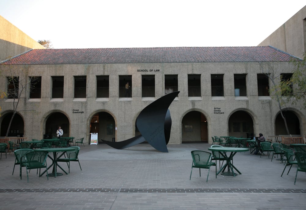 The front of Stanford Law School