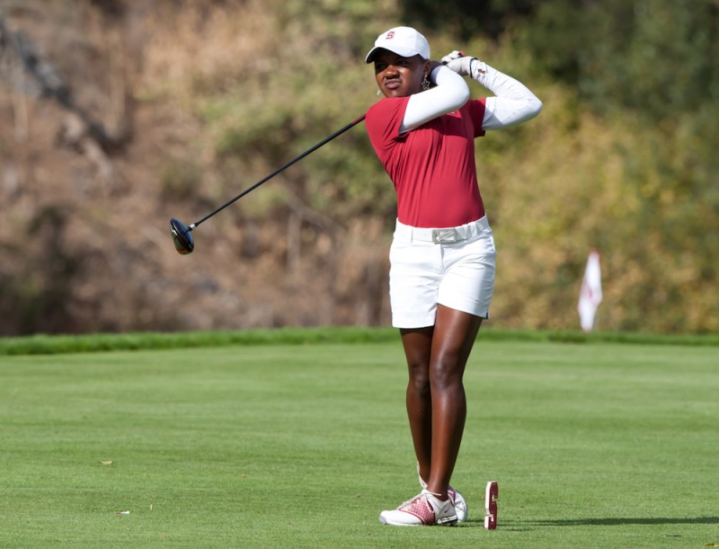 Freshman Mariah Stackhouse had the first bogey-free round of her college career on Tuesday, but 1-over performances on Monday and Wednesday kept her from a potential Pac-12 individual title. (MICHAEL BURNS/isiphoto.com)
