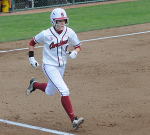 Senior Jenna Rich (above) has knocked in more runs than any other player in Stanford history. (ZETONG LI/The Stanford Daily)