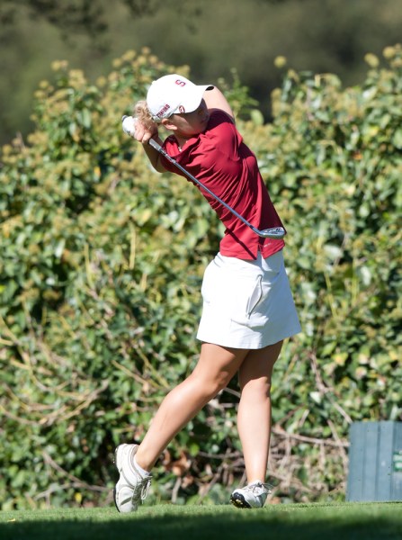 Senior Sally Watson (above) has placed in the top 10 individually at two NCAA regionals in her career, and another such performance at Stanford Golf Course this week would go a long way to propelling the Cardinal past the opening round. (MICHAEL BURNS/isiphotos.com)