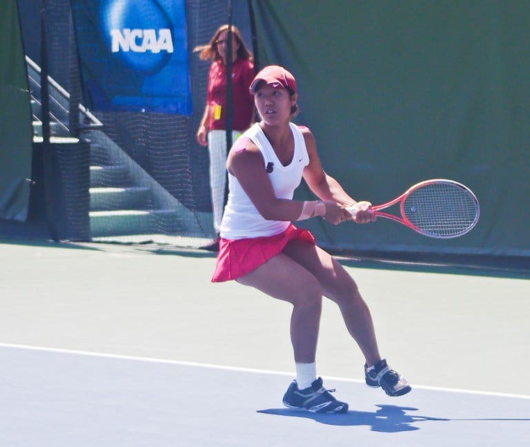 Junior Kristie Ahn (above) (SAM GIRVIN/The Stanford Daily)