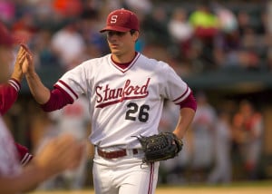 Senior righty Mark Appel (above) is projected as a high first-round pick in Thursday's MLB Draft, but after Appel slipped to eighth last season, it's hard to tell for sure which team will pick the Cardinal ace. (SHIRLEY PEFLEY/StanfordPhoto.com)