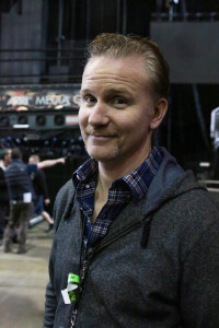 Director Morgan Spurlock on the set of TriStar Pictures' "One Direction: This Is US". Photo by Christie Goodwin.