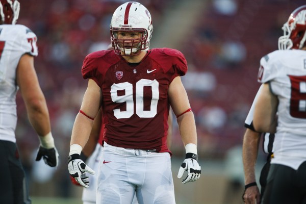 Defensive end Josh Mauro and the Cardinal defense corralled the Cougars for the most part last season, but Stanford barely snuck by due to offensive struggles. This season, quaterback Kevin Hogan and company are hoping to change that. (DAVID ELKINSON/isiphotos.com)