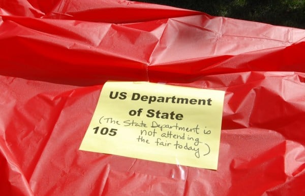 The U.S. Department of State allegedly failed to show up due to the recent government shutdown, but the jury is still out. (MADDY SIDES/The Stanford Daily)