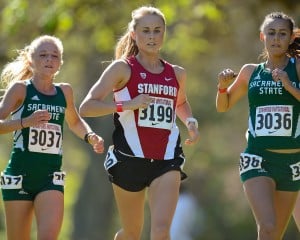 Senior Jessica Tonn (above) was one of two Cardinal runners that finished with a mile pace of less than 5:30 at Pre-Nationals two weeks ago. She'll need to keep her speed up if the Cardinal wants to compete for a title at the star-studded Pac-12 Championships. (RICHARD C. ERSTED/isiphotos.com)