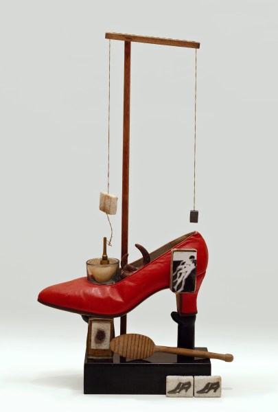 Objet surréaliste à fonctionnement symbolique—le soulier de Gala by Salvador Dalí, above, is part of Cantor's new exhibit "Flesh and Metal." 
(Courtesy of SFMOMA, Purchase, by exchange, through a gift of Norah and Norman Stone)