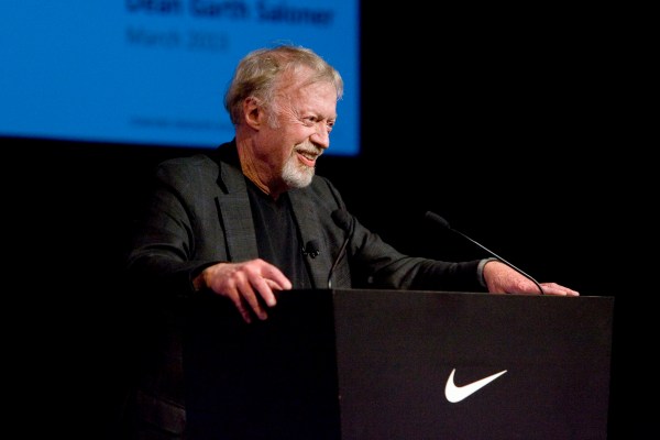 Phil Knight M.B.A. '62, is one of the philanthropists behind the Knight-Hennessy Scholars program (David Rezok/THE STANFORD DAILY)