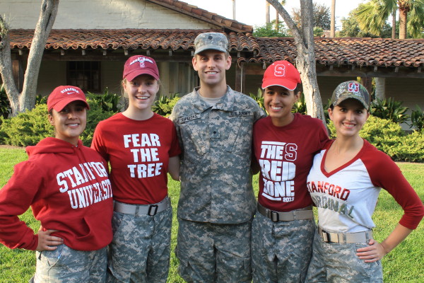 Stanford currently has nine ROTC students across three branches of the military. (Courtesy of Mario Morales) 