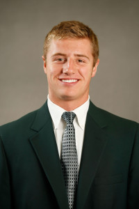 Sophomore Connor Cook took over the Spartans' quarterbacking duties midseason and helped right the ship on offense in 2013, just like Stanford quarterback Kevin Hogan did in 2012. (Michigan State Athletics)