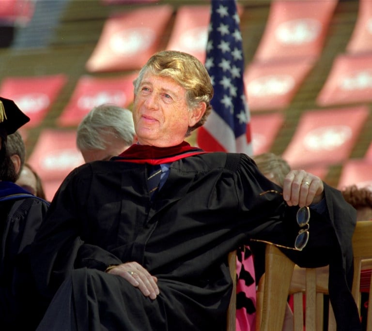 Ted Koppel M.A. '62 (LINDA CICERO/Stanford News Service)