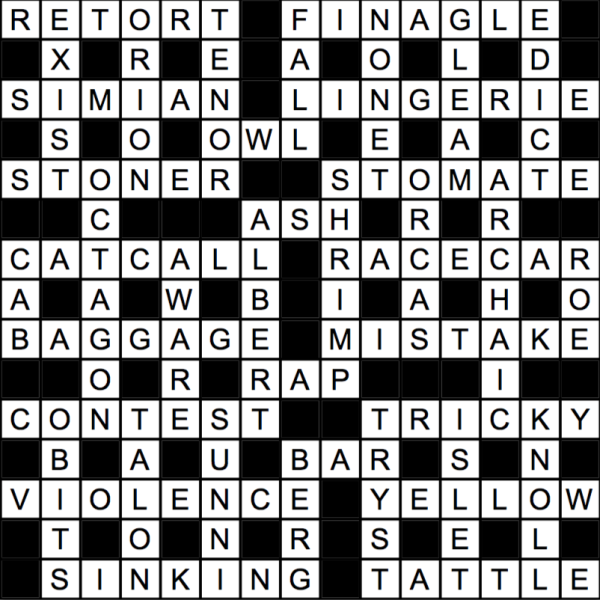 Solutions to the Feb. 7 Stanford Daily crossword puzzle created by Ryan P. Smith.