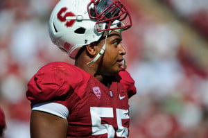 Jonathan Martin ’12 made multiple references to Stanford in his text messages to Richie Incognito, the transcript of which was published by The Big Lead on Monday. (Rob Ericson/Stanford Athletics)