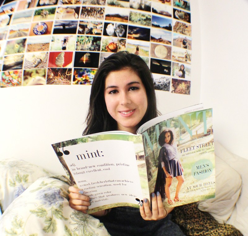 Ashley Overbeek '17 launched MINT magazine this quarter online. (Courtesy of Ashley Overbeek).