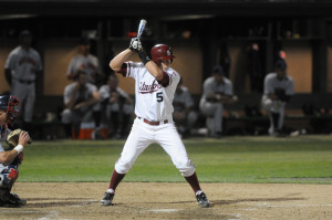Junior centerfielder Austin Slater (above) will look to help replace the firepower lost in the form of recently graduated stars Austin Wilson and Brian Ragira. (BOTAO HU/The Stanford Daily)