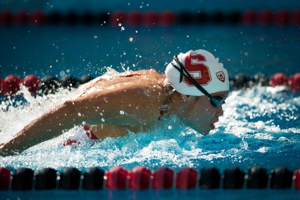 Felicia Lee (above) won four events at last weekend's NCAA Championships. (DON FERIA/Stanfordphoto.com)